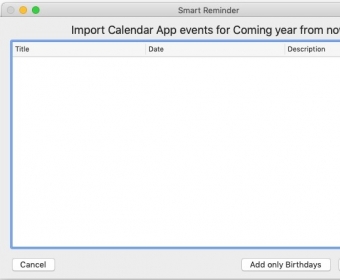 Import Calendar Event