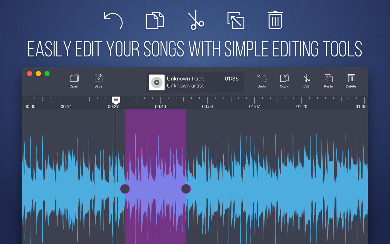 Audio Editor - Merge Split And Edit 1.1 : Main Window
