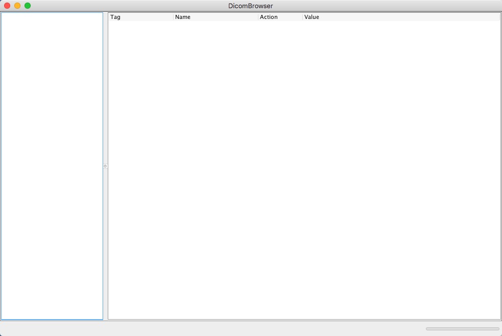DicomBrowser 1.7 beta : Main window