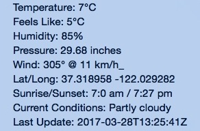 Meteorologist 3.0 : Checking Current Conditions