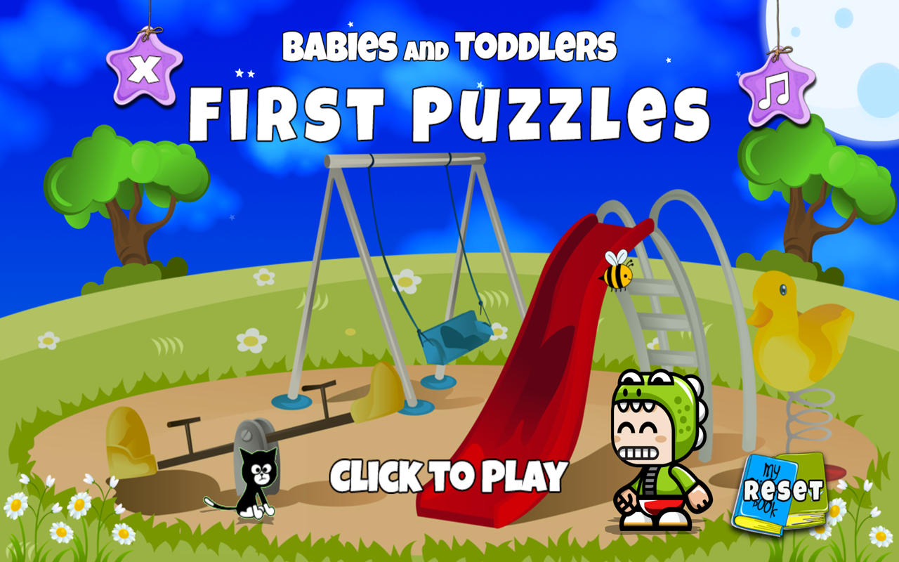 Babies and Toddlers First Puzzles 1.0 : Main Window