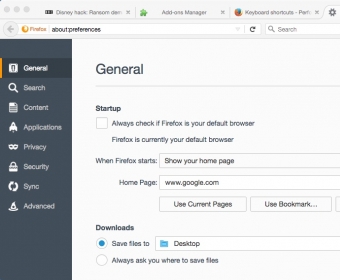 Configuring General Settings