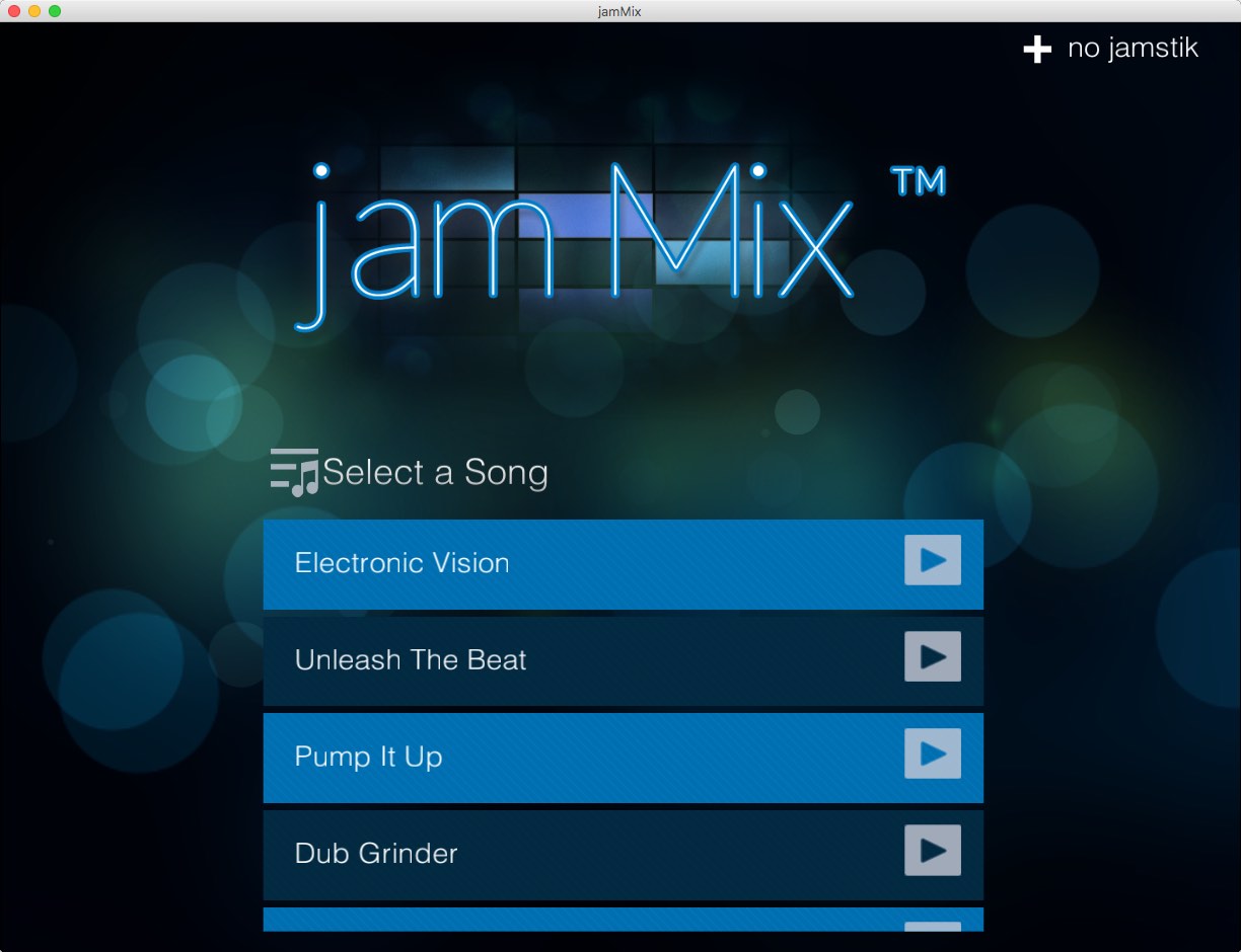 jamMix 1.1 : Main Window