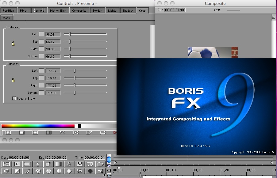 Boris FX™ 9.3 : Main window