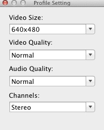 iTool iPhone Video Converter 1.0 : Conversion settings
