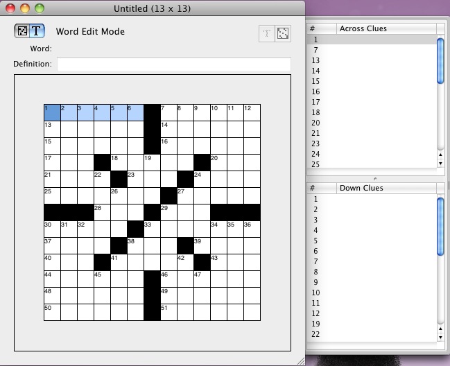 CrosswordMaster 1.1 : General view