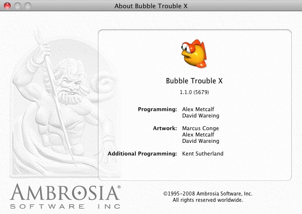 Bubble Trouble X 1.1 : About