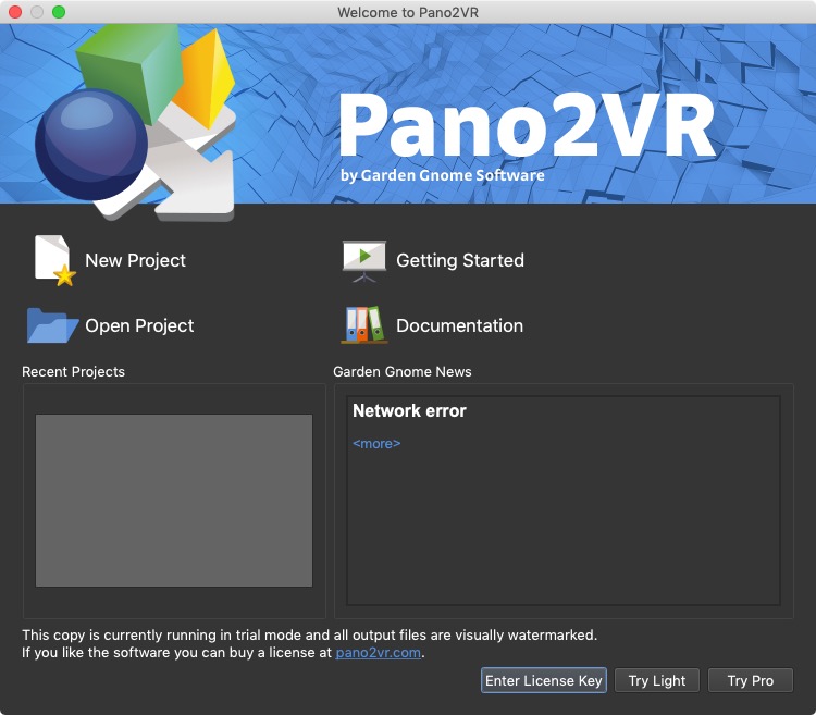 Pano2VR 6.1 : Welcome Screen 