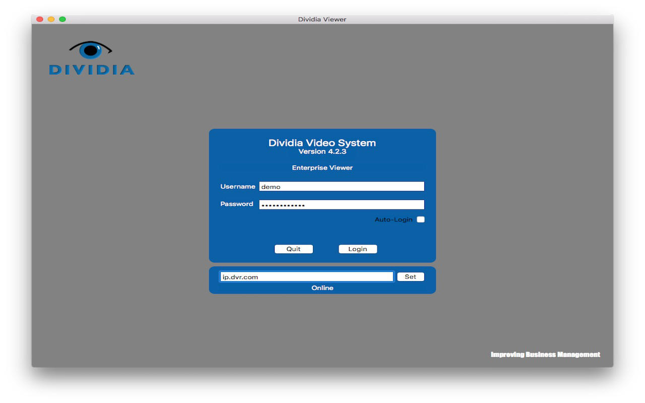 Dividia Viewer 5.0 : Main Window