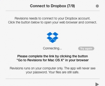 Connecting To Dropbox Account