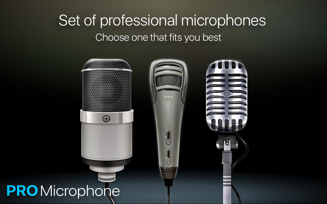 Pro Microphone 1.0 : Main Window
