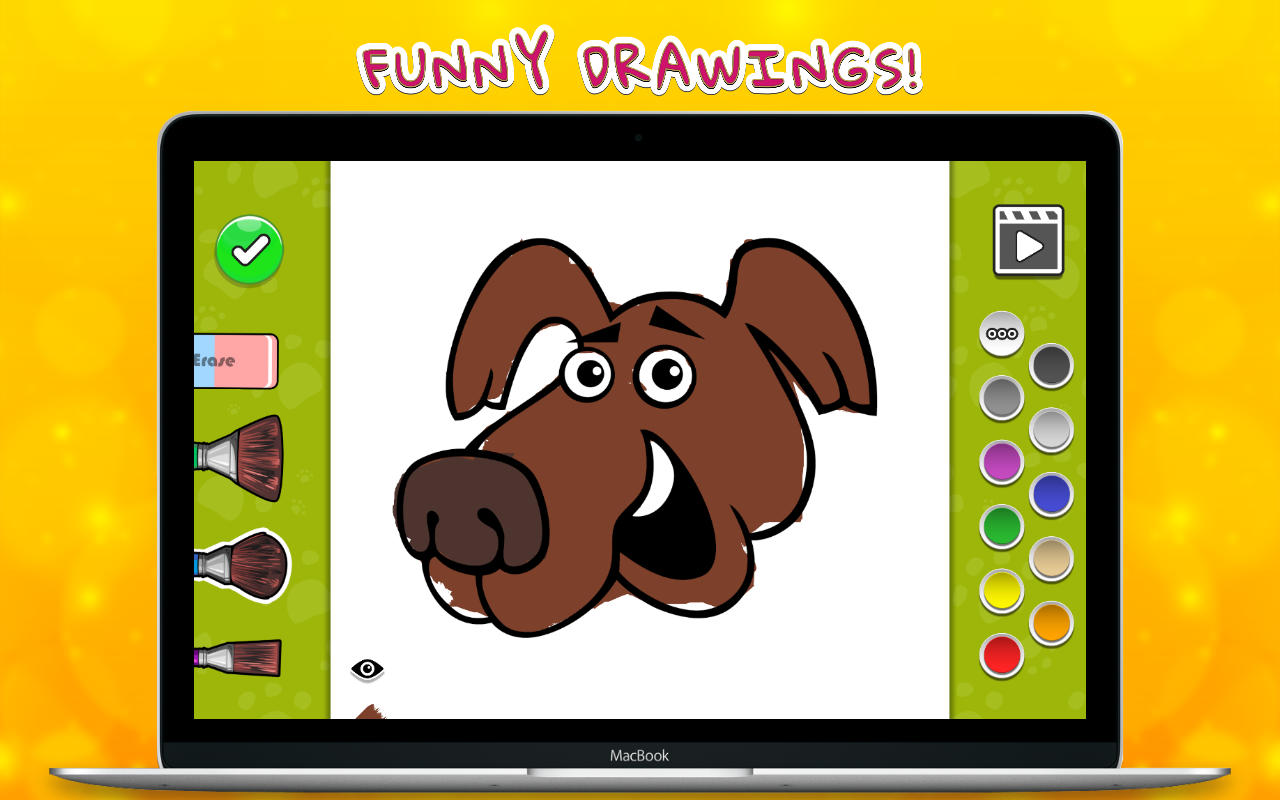 Coloring Book - Dogs 1.8 : Main Window