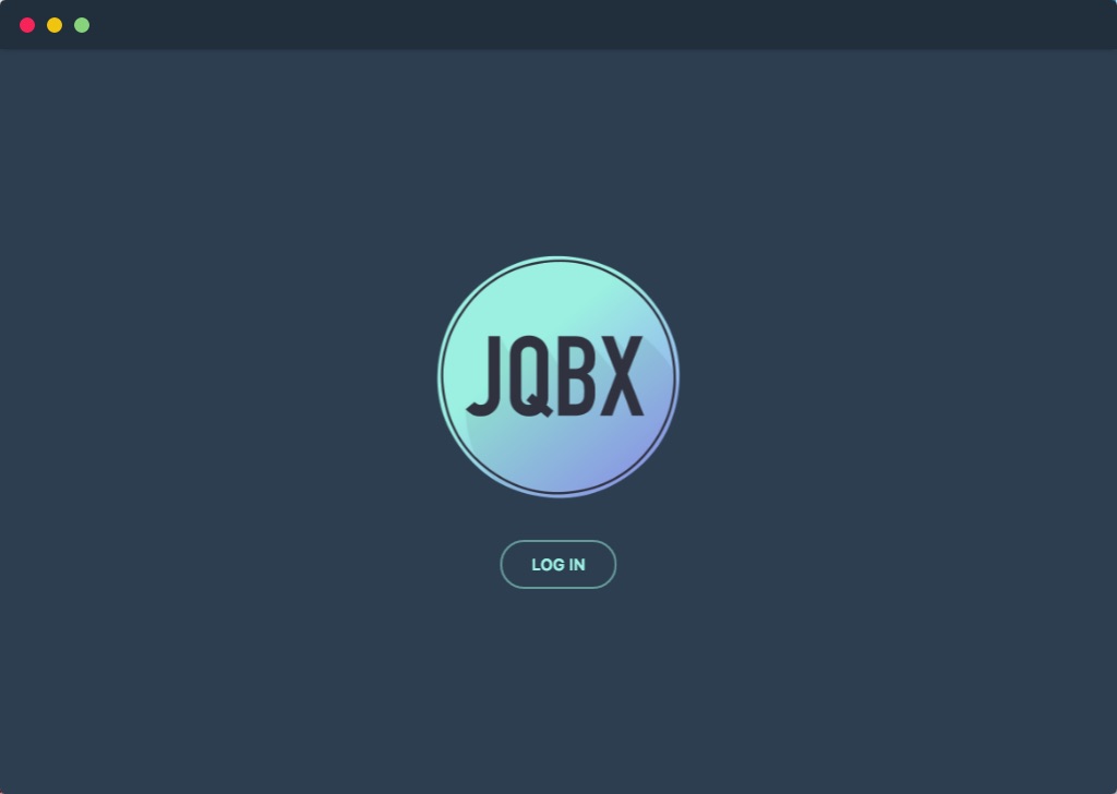 JQBX 0.9 : Main window
