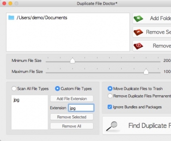 Add Folders Window
