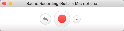 Video Tools 1.0 : Sound Recorder Window