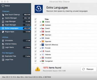 Language Cleaner