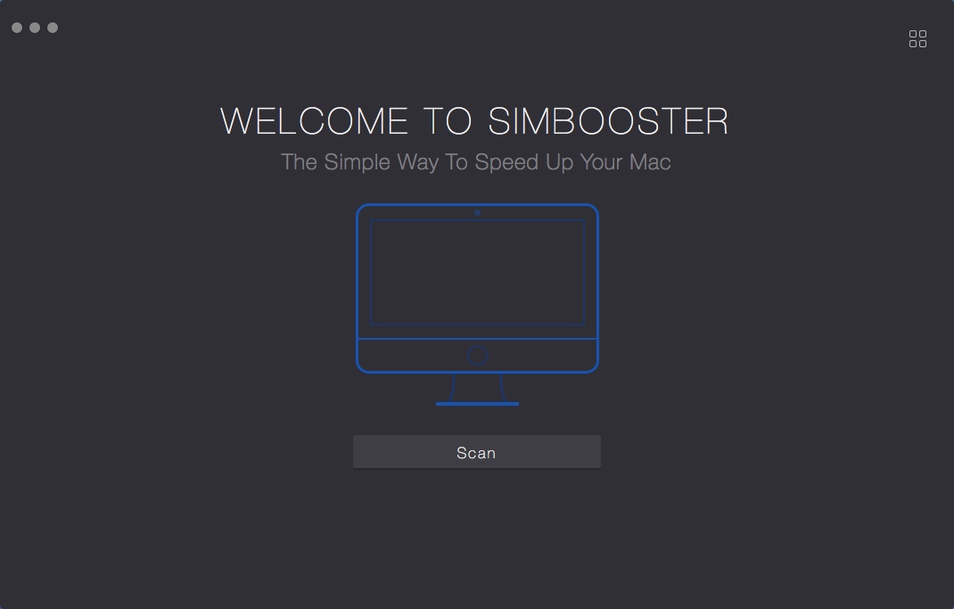 SimBooster 2.9 : Welcome Window