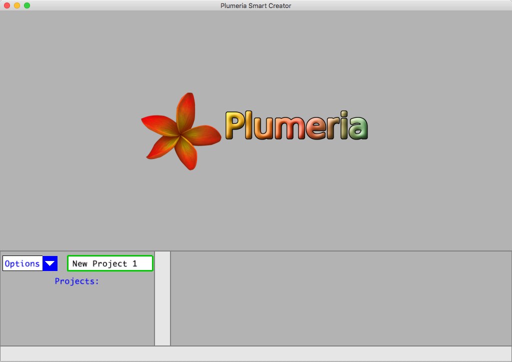 PlumeriaSC 3.2 : Main Window