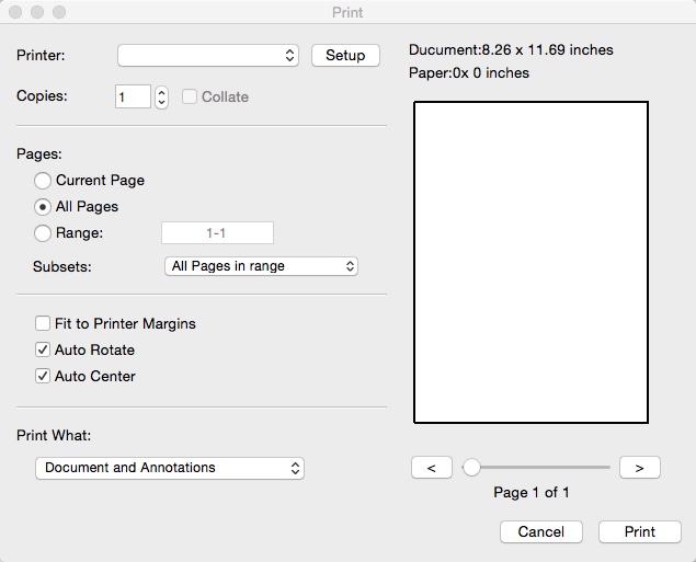 Foxit Reader 2.4 : Printing PDF Form