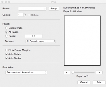 Printing PDF Form