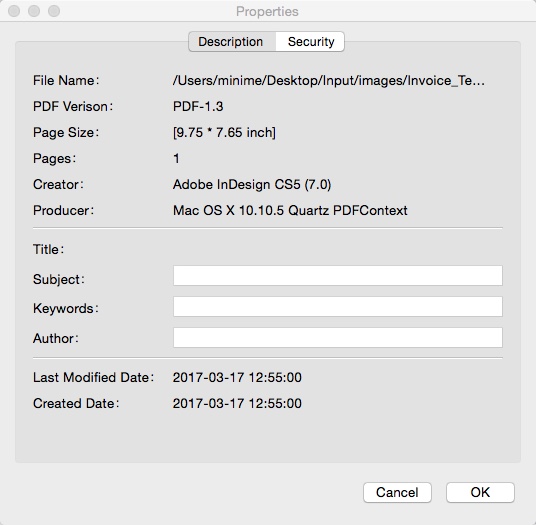Foxit Reader 2.4 : Checking File Properties