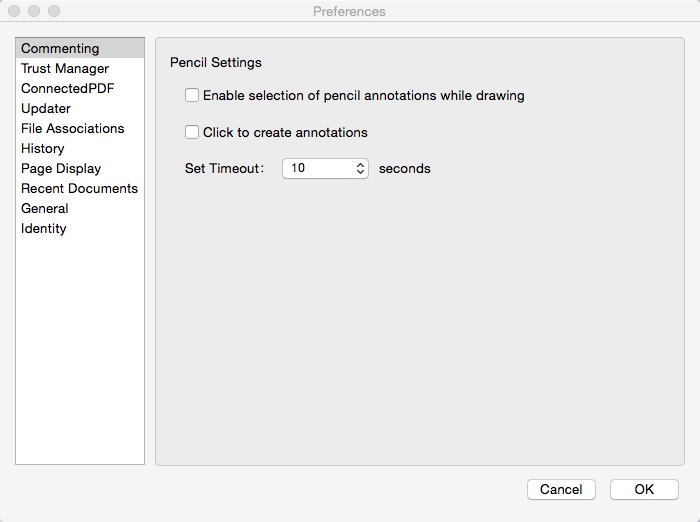 Foxit Reader 2.4 : Preferences Window