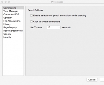 Preferences Window