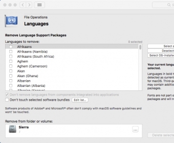 Configuring Languages Settings