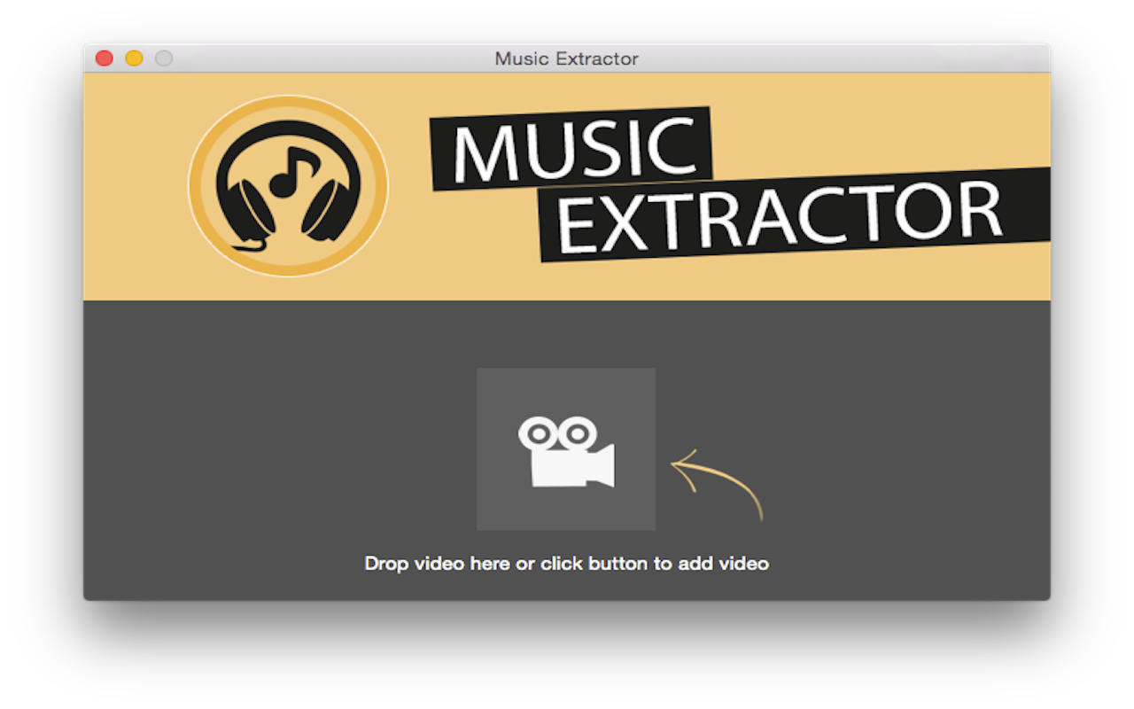 MusicExtractor 1.0 : Main Window