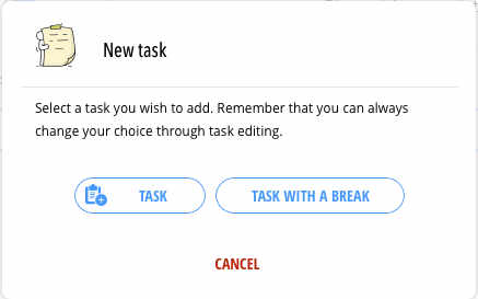 Timork 1.4 : Add New Task