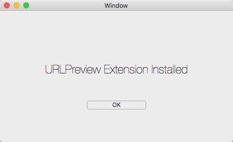 URLPreview 1.0 : Main Window