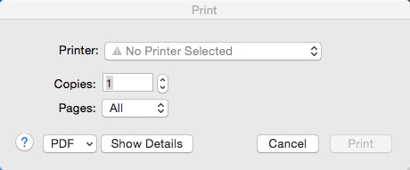 Text2Store 1.1 : Configuring Printing Settings