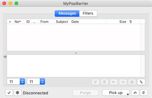 MyPopBarrier 3.1 : Messages
