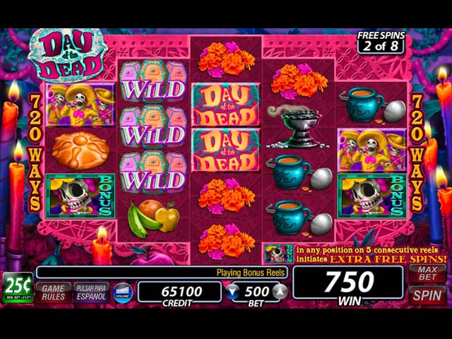 IGT Slots Day of the Dead 1.0 : Main Window