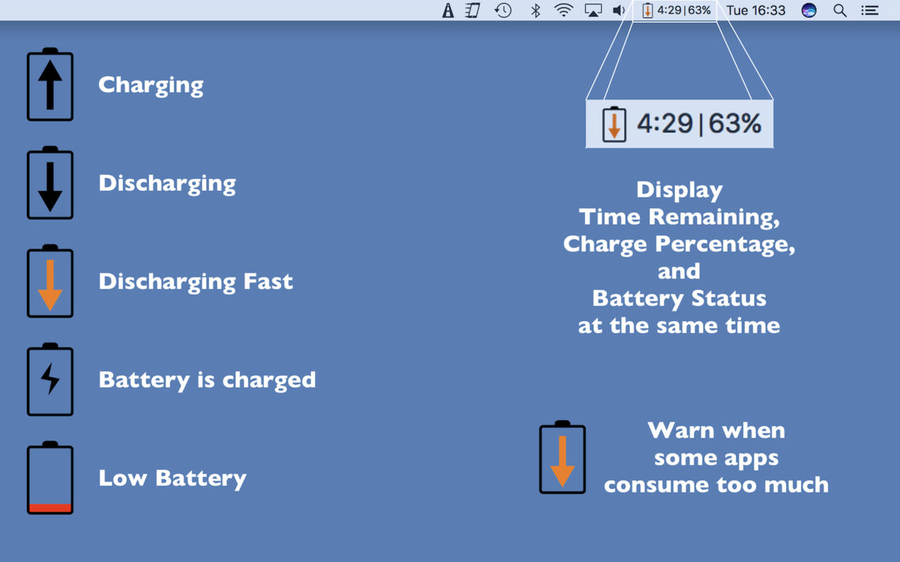 Simple Battery Monitor 1.2 : Main Window