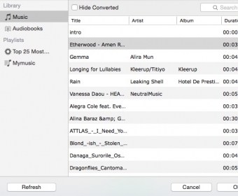 Importing Songs