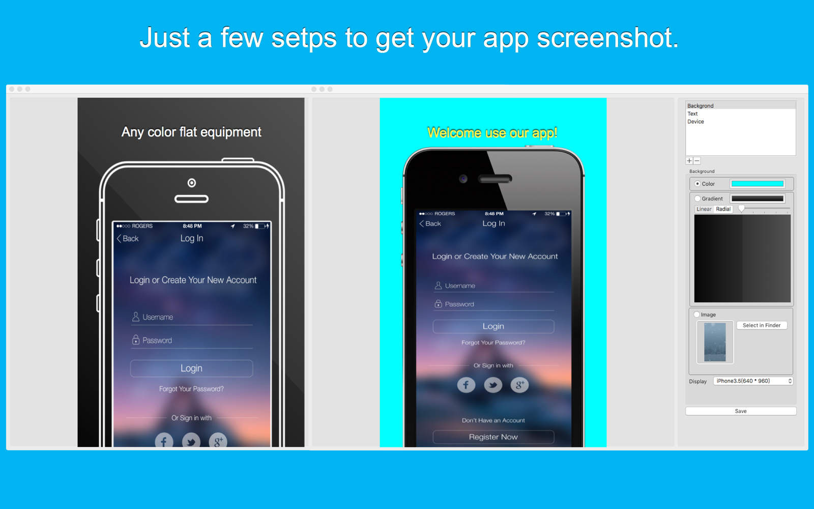 ScreenShot Design 1.0 : Main Window