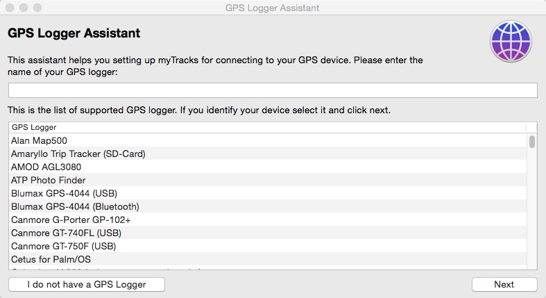 myTracks 3.1 : GPS Logger Assistant