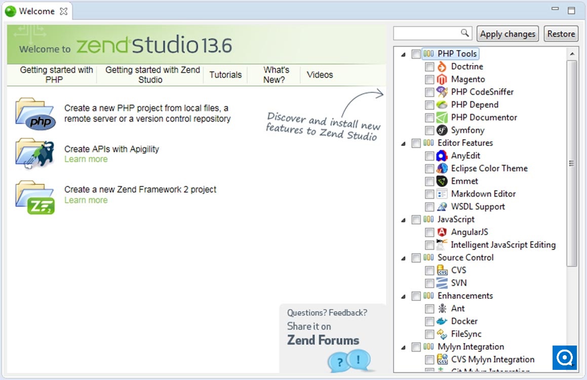 Zend Studio 13.6 : Zend Studio 13.6