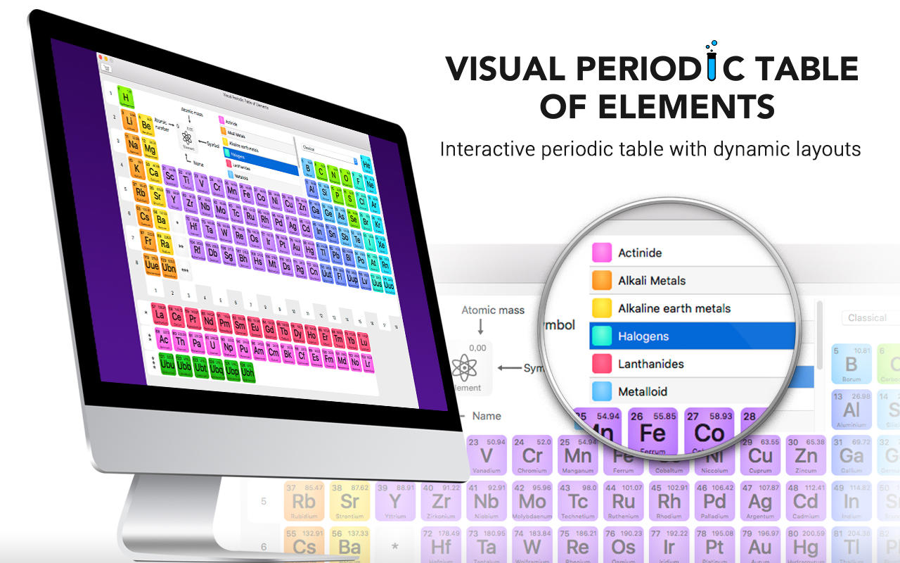 Visual Periodic Table of Elements 1.0 : Main Window
