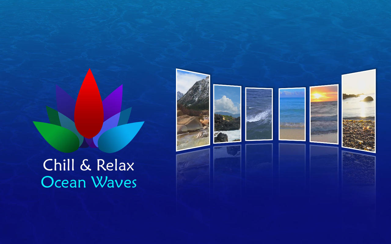 Chill & Relax Ocean Waves Video & Sound 1.0 : Main Window