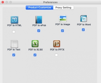 Preferences - Product Customize