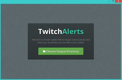 TwitchAlerts Stream Labels 3.3 : Main window