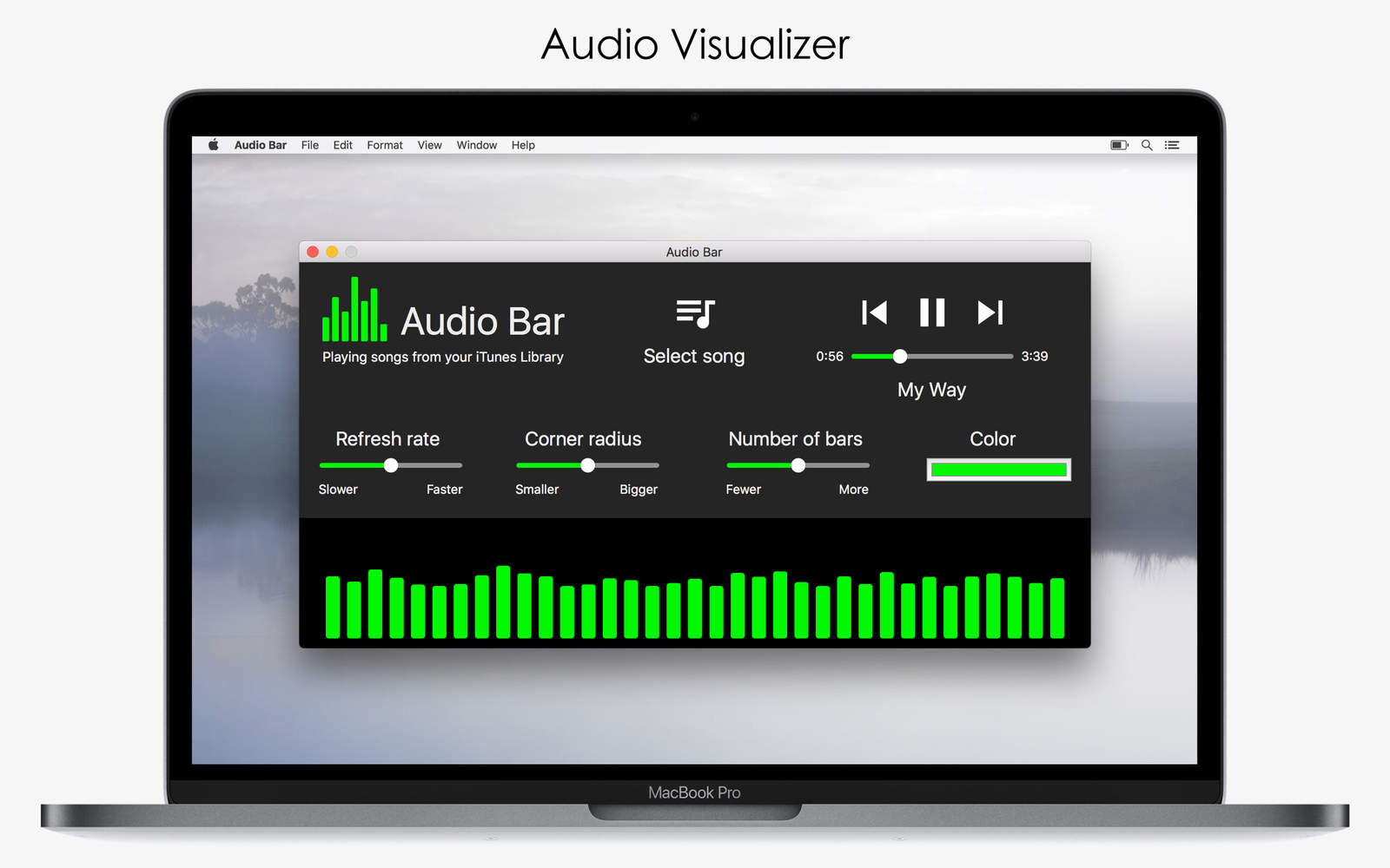 Audio Bar 1.0 : Main Window