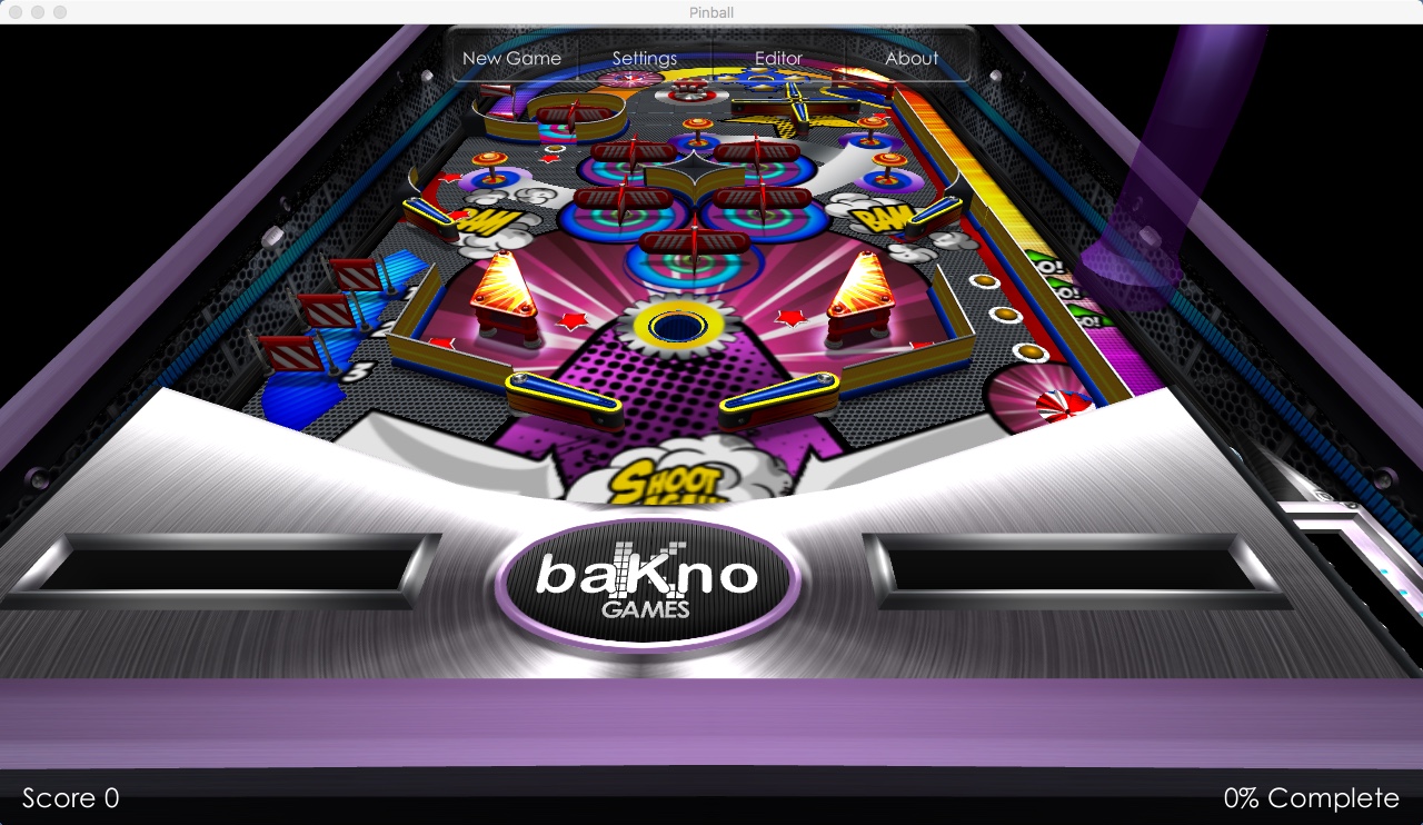 Pinball 10.0 : Gameplay Window