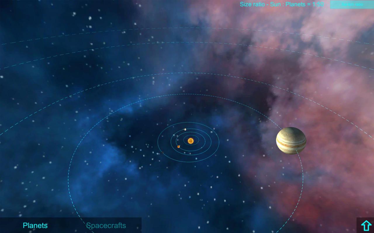 Explain 3D Explore the solar system 1.3 : Main Window