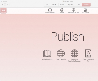 Publish Window