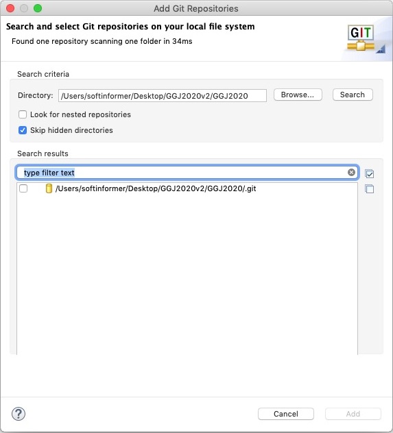 GitEye 2.0 : Add Git Repository