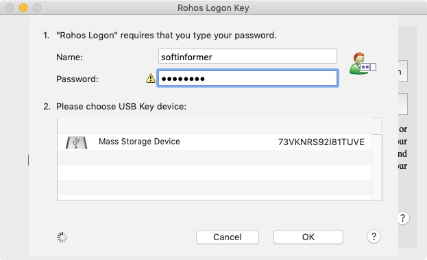 Rohos Logon Key 3.5 : Mass Storage Devices