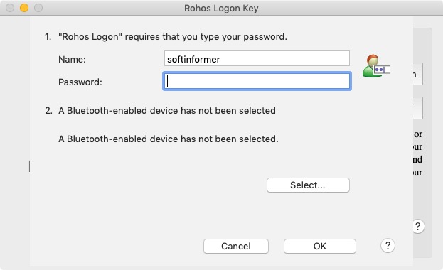 Rohos Logon Key 3.5 : Bluetooth Device